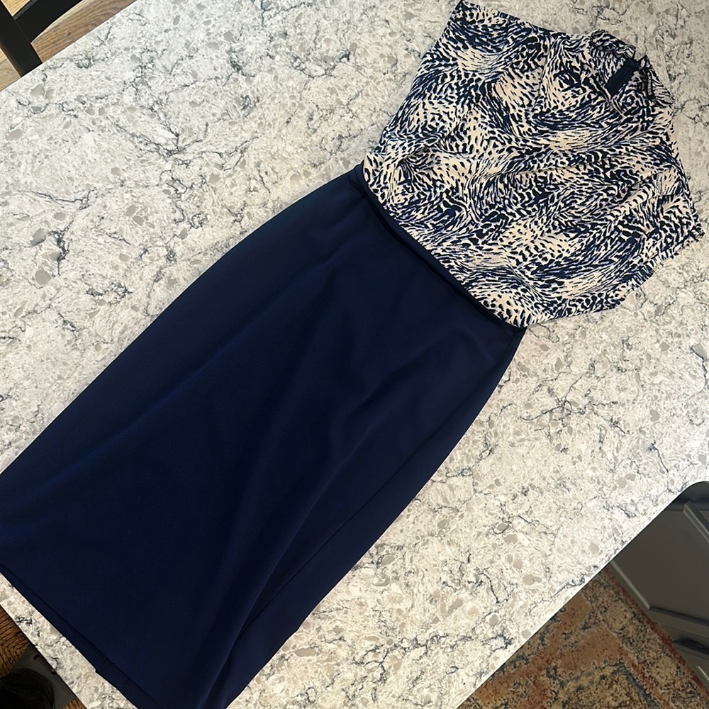 Express Draped Mock Dress